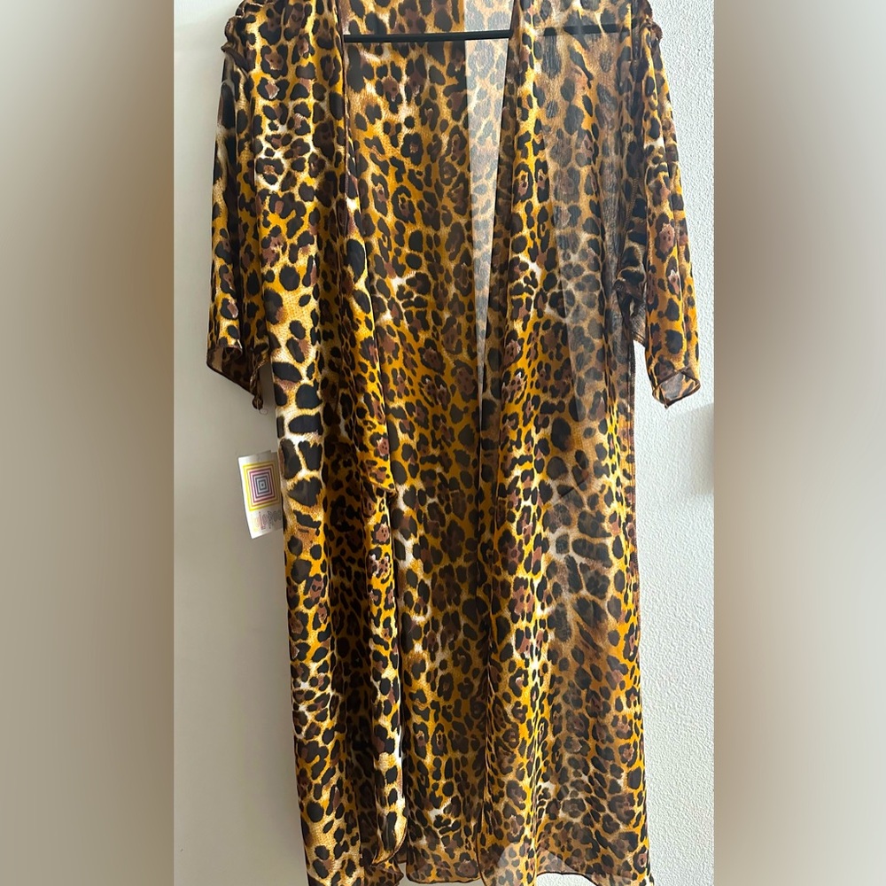 Lularoe Shirley Animal Print Kimono